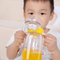 2022 Новый дизайн Tritan Plastic BPA Бесплатный бутылок с водой спорт милый медведь для детей безопасная бутылка спорт
